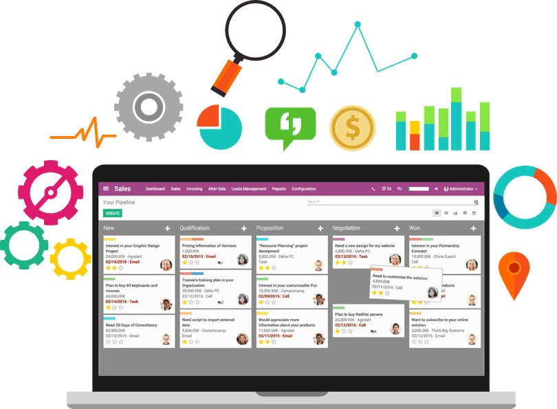 Odoo • Text and Image